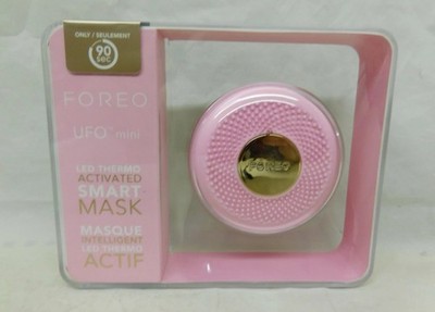 Foreo UFO Mini LED Thermo Activated Smart Face Mask Treatment Device Pearl Pink