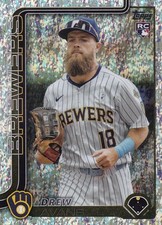 DREW AVANS TOPPS UPDATE ROOKIE HOLO FOIL RC BREWERS #US-92 2025 25