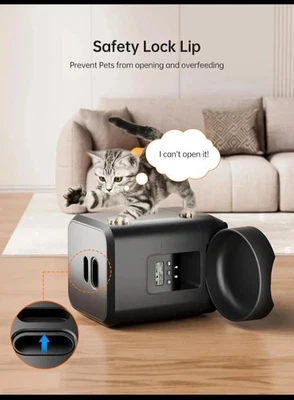 2L Futterautomat Futterspender Automatischer Futternapf für Katzen Hunde  - Bild 1 von 4