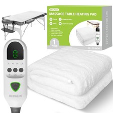 Massage Table Warmer Heating Pad 9 Settings Timer Fleece 30x71"