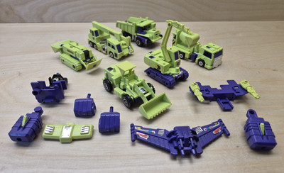 Transformers G1 Constructicons Devastator 1984 Decepticons Toys - Incomplete