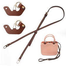 Leather Shoulder Strap Replacement for Longchamp Kit, Original Pouch...