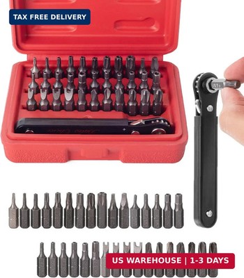Bates Choice Tamper Proof Torx Bit Set, 13 Pieces Set, T4-T40, Torx Security Bit