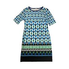 Eliza J Geometric Shift Dress RN 54163 Size O Petite