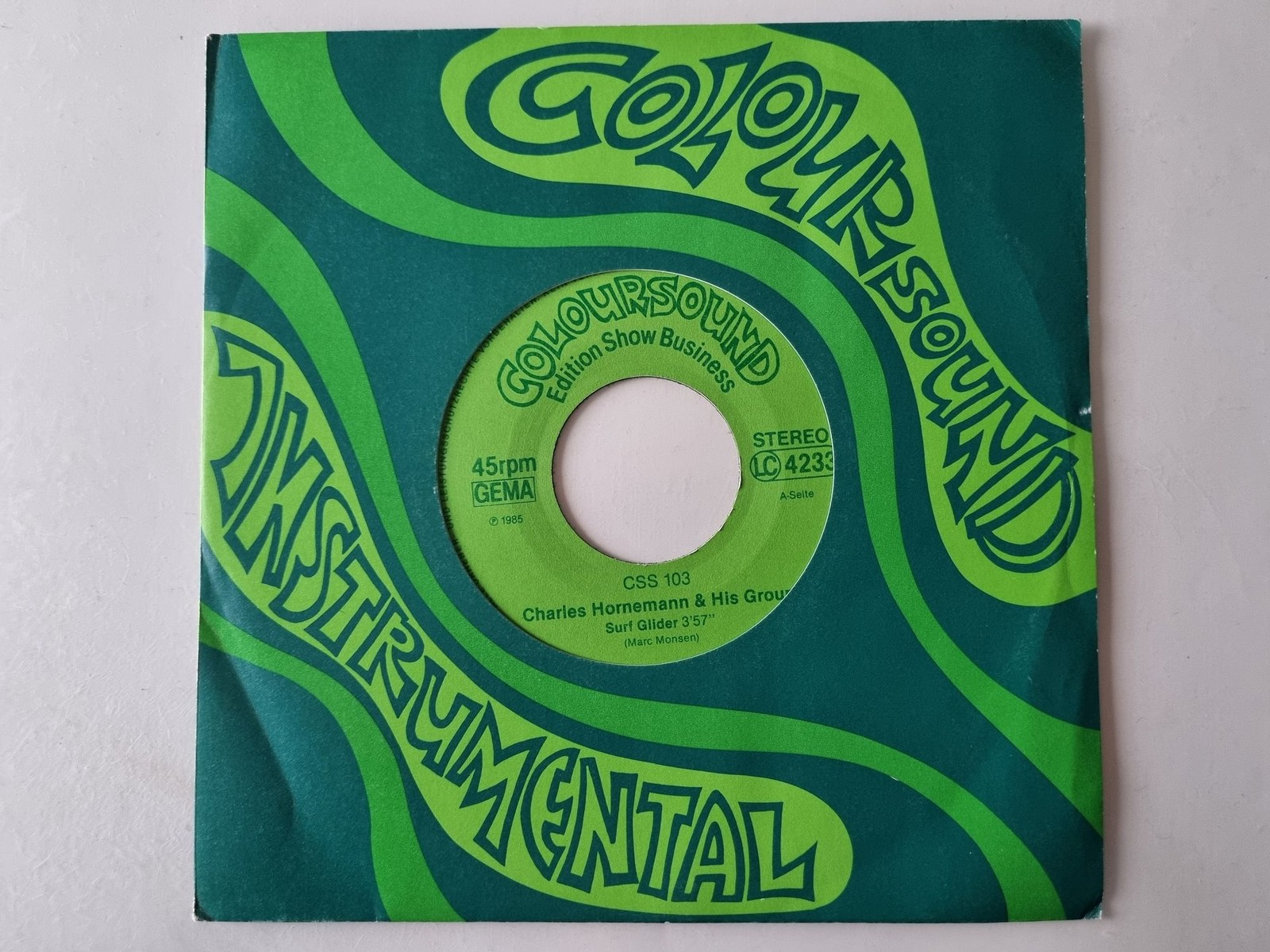Charles Hornemann - Surf gilder/ You set my wings on fire 7'' Vinyl Germany