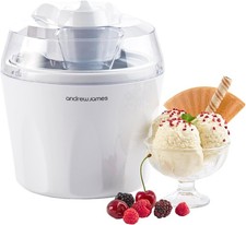 Andrew James Ice Cream Maker 1.5L – Ice-cream Maker, Gelato & Sorbet Machine for