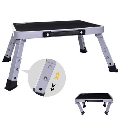 Step Stool, Adjustable Folding Step Stools for Adults and Seniors, Foldable S...