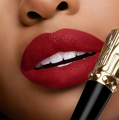 Christian Louboutin Rouge Stiletto Lumi Matte Lipstick 128L Red Queendom - Picture 7 of 8