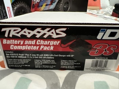 Traxxas EZ-Peak Plus Fast Charger w/ ID 3S 11.1V 25C 5000mAh Lipo Battery RC Car