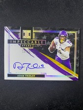 2022 Panini Impeccable Impeccable Stars Auto Adam Thielen #SS-ATH /25 e174