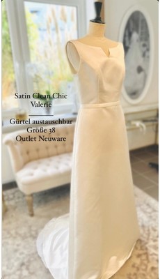 Brautkleid Hochzeitskleid Clean Chic Kleemeier Modell Valerie Größe 38 /40
