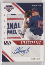 2020 Panini USA Baseball Stars & Stripes Team 1/4 Kade Grundy Patch Auto 1t3