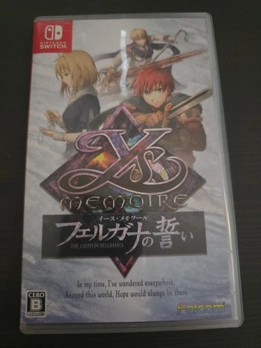 Ys Memoire: The Oath In Felghana - Nintendo Switch Japanese