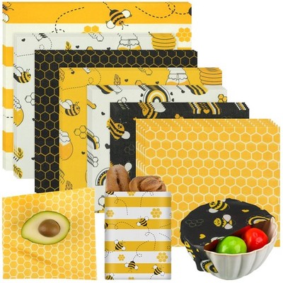 Tranqun 27 Pack Beeswax Wraps for Food Reusable Beeswax Assorted Bread Storag...