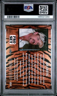 2021 LEAF PRO SET JOE EXOTIC AUTO #JEA1 JOE EXOTIC PSA 10 | eBay