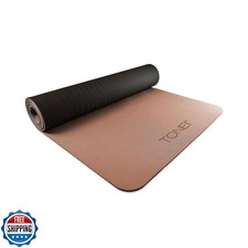TONE Fitness Yoga Mat 1/4" Thick Non Slip Exercise and Pilates Ma