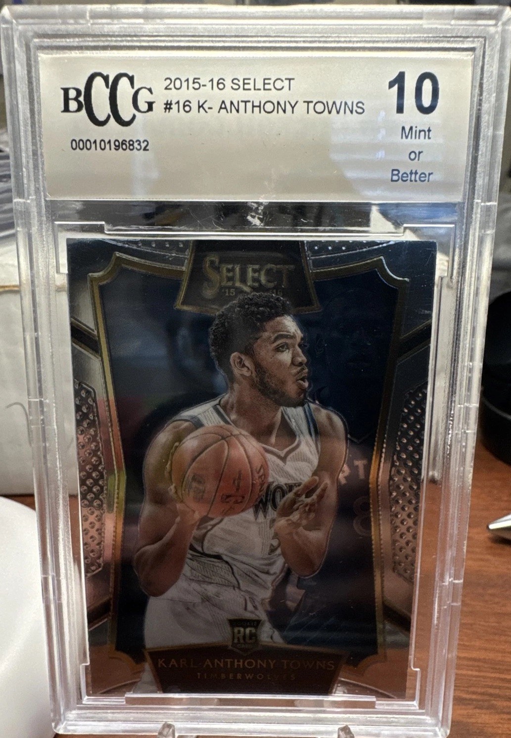 2015-16 Panini Select - Concourse Karl-Anthony Towns #16 (RC)