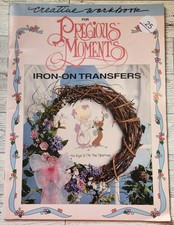 Retro Leisure Arts Creative Workbook for Precious Moments Iron-On Transfers