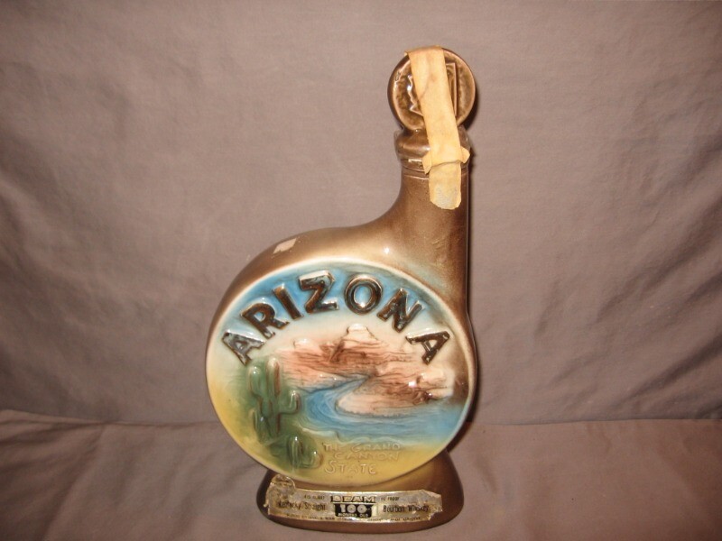 Vintage Jim Beam Arizona The Grand Canyon State Decanter 12" Height VGC