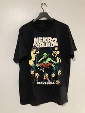 Nekrogoblikon Band Heavy Meta New Black Cotton T Shirt Full Size S-5XL