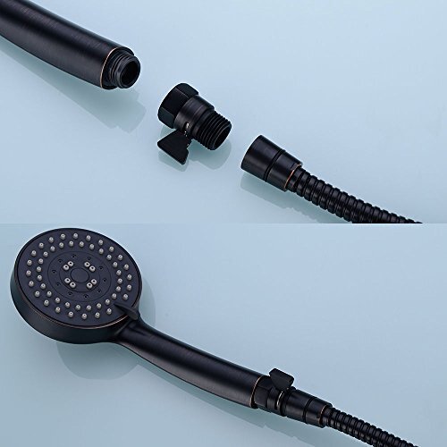 Solid Brass Shower Head Shut Off Valve Water Flow 1/2? IPS OilRubbed