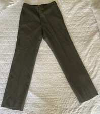 Vtg 60s Vietnam War Mens 31L Wool Serge AG-44 Class 1 Type 1 Pants Trousers