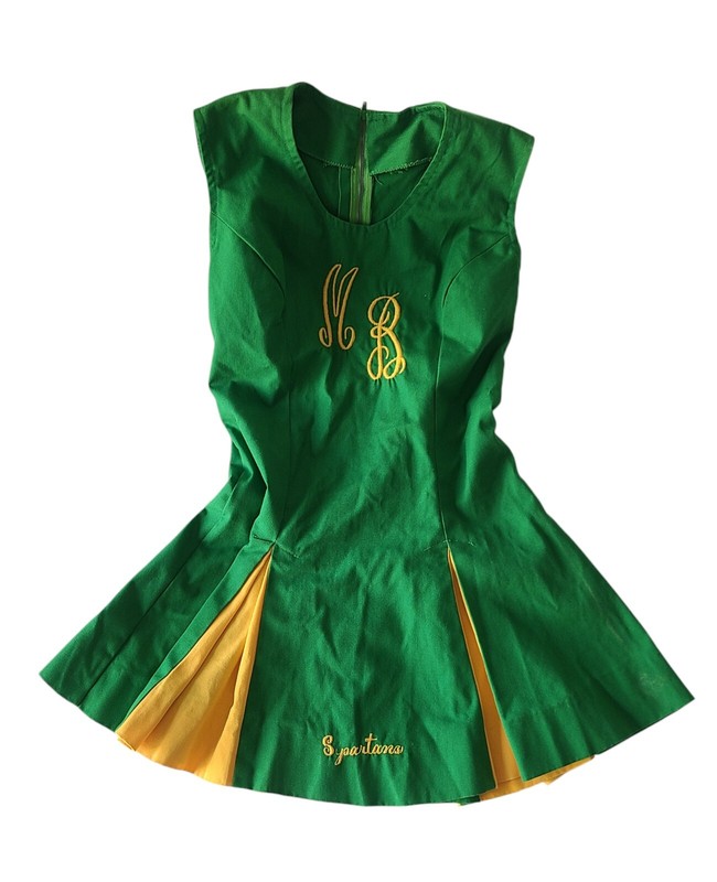 Vintage Cheerleading Uniform MB SPARTANS
