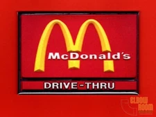 McDonalds Drive Thru sign  2x3" fridge/locker magnet