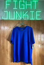 NEW! JOCKEY BASICS Large L Lrg Men's Short Sleeve T-Shirt Tee Shirt Royal Blue