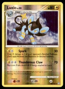 2008 Diamond & Pearl - Legends Awakened Reverse Holo Luxio #62