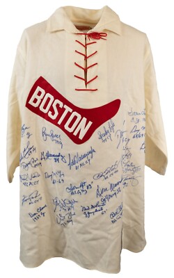 Beautiful Cy Young Winners Multi-Signed Red Sox Jersey 24 Sigs