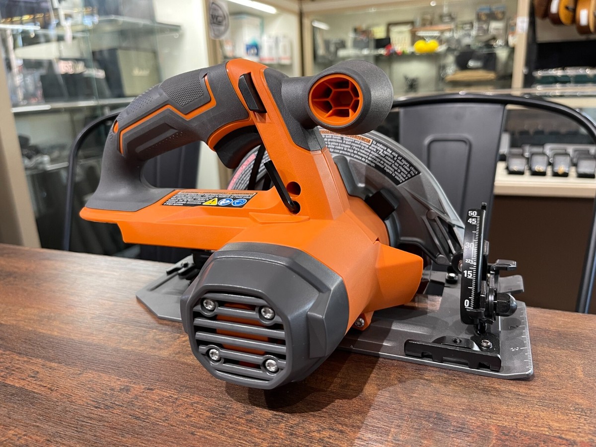 Ridgid Circular Saw Dust Port RIDGID THRUCOOL 7-1/4 Worm Drive