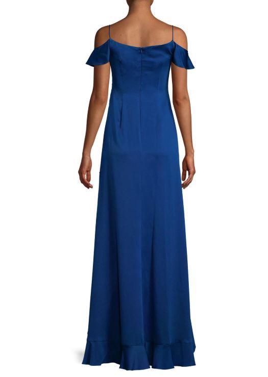 aidan mattox navy blue dress Aidan Mattox