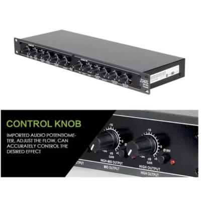 234XL 2-/3-/4-Way Electronic Audio Crossover Profession Stage Show