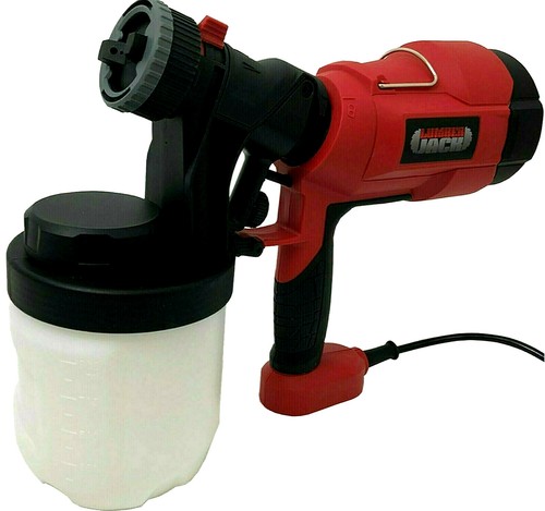 Pistola spray vernice HVLP elettrica 500 W palmare per recinzioni pareti e soffitti - Foto 11 di 12