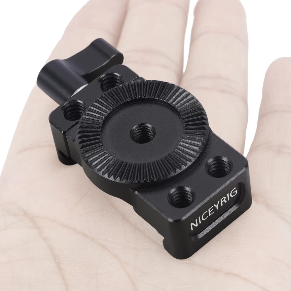 Abrazadera de cola de milano NICEYRIG Arca con adaptador de montaje de localización Arri Foto 2 de 4
