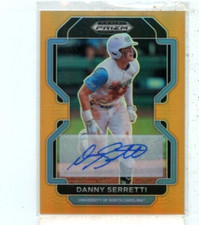 DANNY SERRETTI 2022 Panini Prizm Draft ORange Prizm Rookie Auto #D /20