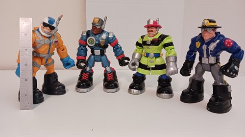 Lot De 4 Figurines Rescue Heroes - Fisher-Price - Occasion Sans Boîte