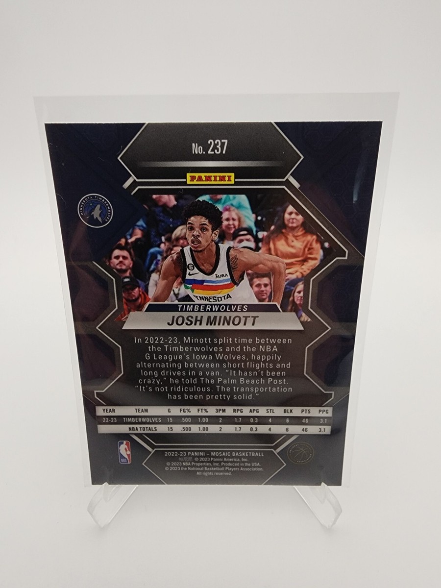 Josh Minott Rookie Auto RC など6枚セット 2022-23 Panini