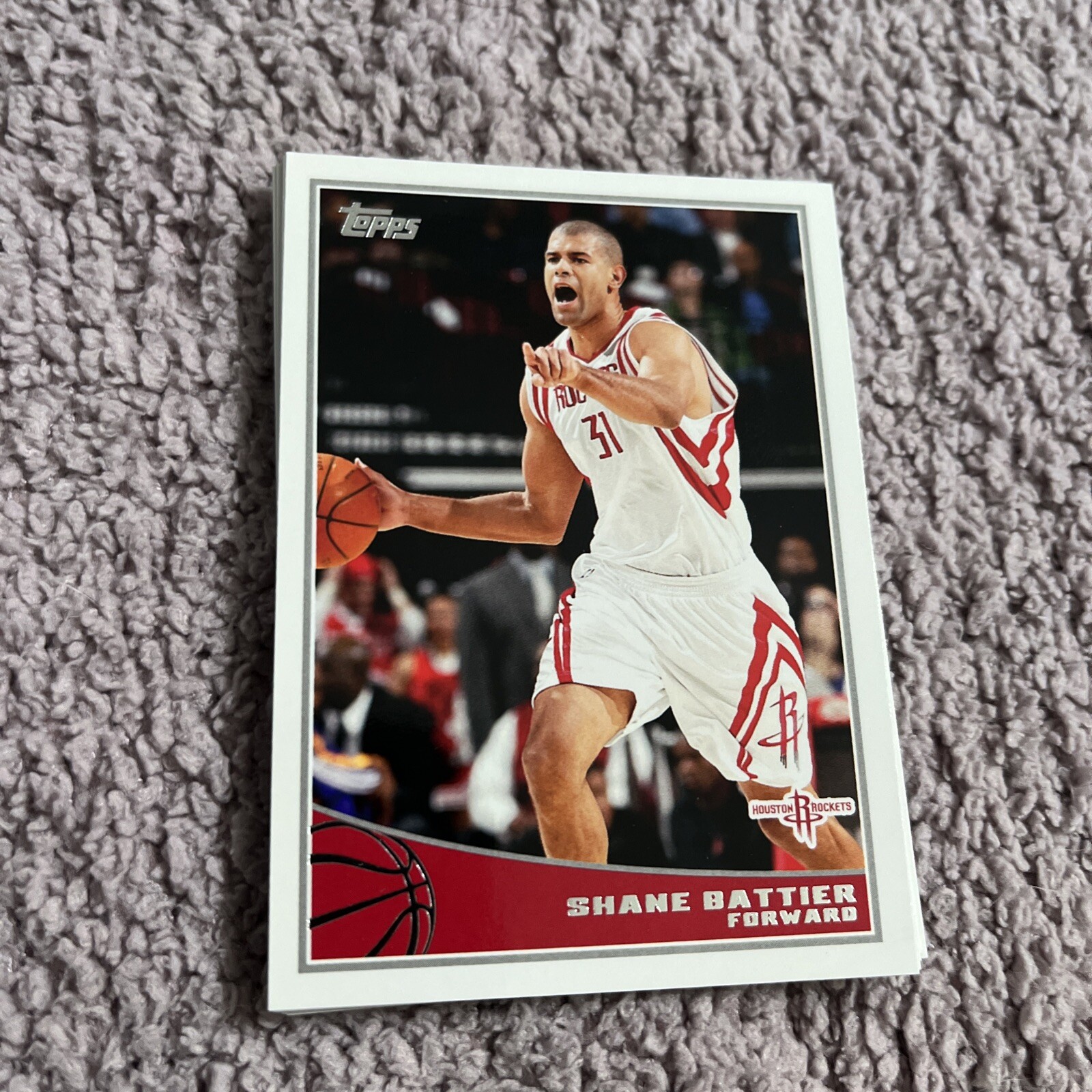 2009-10 Topps #100 Shane Battier Basketball Card Houston Rockets