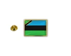 pins pin's flag national badge metal lapel hat button vest zanzibar