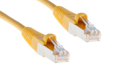 CAT5e Shielded Ethernet Patch Cable, Snagless, 1 Foot, - Lifetime Warranty