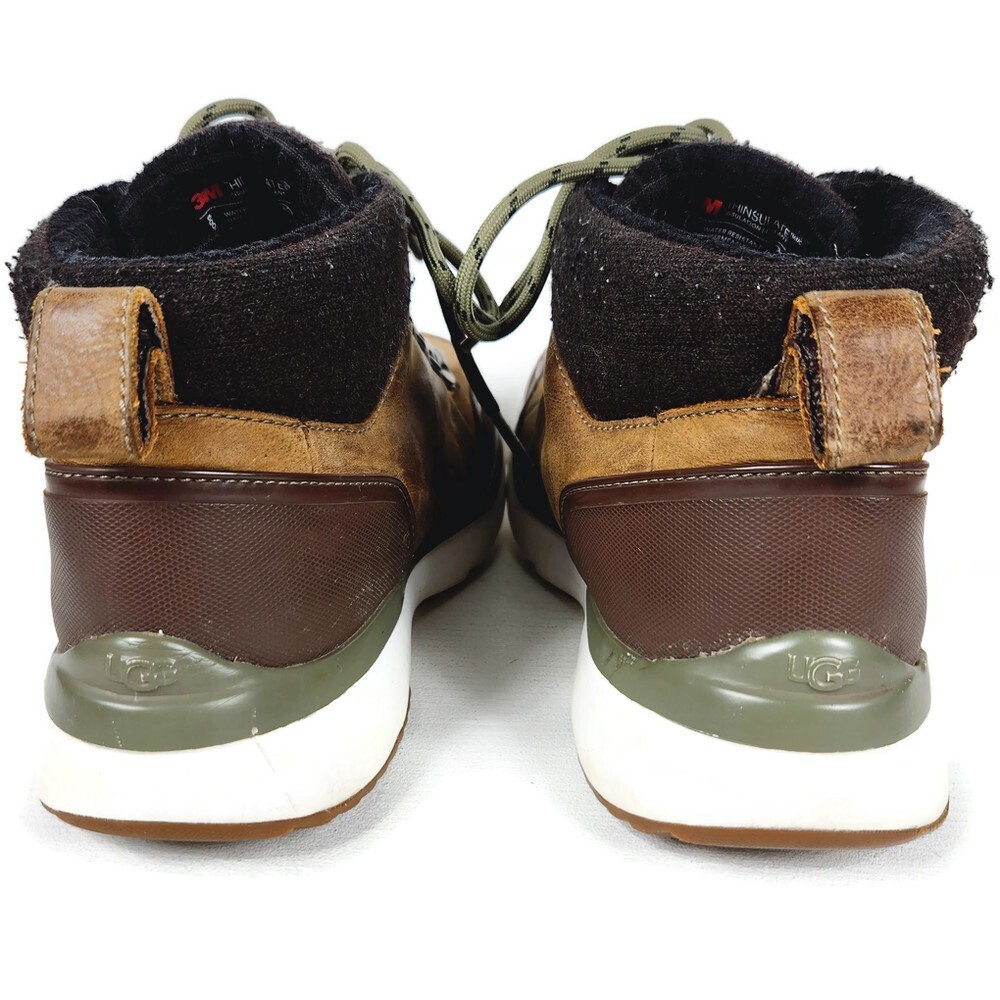 UGG Olivert waterproof leather hiker boot- (men 12) UGG OLIVERT NAVY WATERPROOF LEATHER/ SNOW HIKER BOOTS, US 11  main image 4