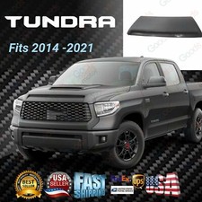 Hood Scoop Bulge Kit Trd Pro Sport Gloss Black Style For Toyota Tundra 14-21