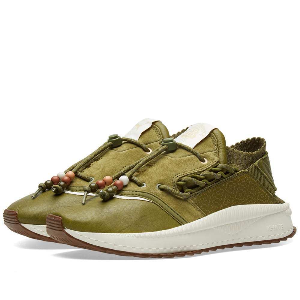 puma tsugi netfit olive