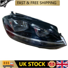For VW GOLF MK 7.5 17-19 Front LED DRL Headlight Right Driver Side Halogen Lamp