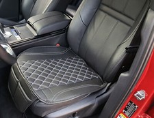 Sitzauflage Schwarz Kunstleder passend für Toyota Avensis T22 OT408