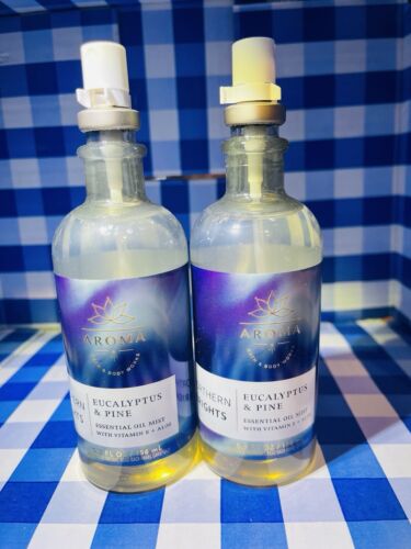 NEU BATH & BODY WORKS AROMA NORTHERN BRIGHTS EUKALYPTUS KIEFERNÖLNEBEL 5,3 OZ X 2 - Bild 2 von 2