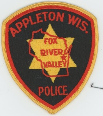 WISCONSIN WI APPLETON POLICE NICE SHOULDER PATCH SHERIFF | eBay