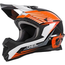 O'Neal Adult 1SRS MX Helmet Stream Black/Orange Motocross Off-Road Enduro Racing